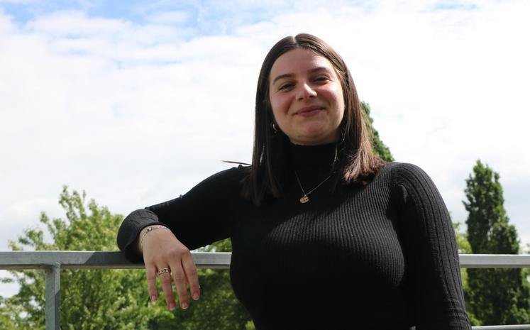 Carla Martinotti est stagiaire à la Chambre d'agriculture de la Mayenne.