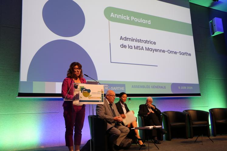 Annick Poulard, présidente du comité départemental de la Mayenne.
