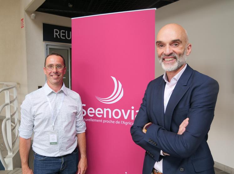 Antoine Lardeux, président, et Éric Lemaître, directeur de Seenovia.