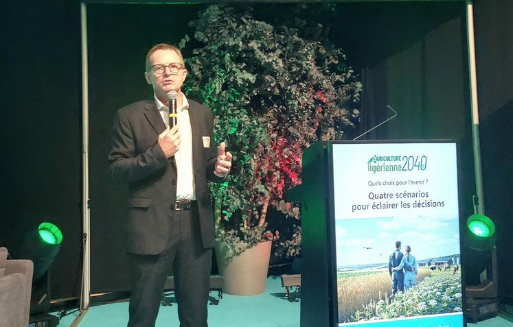 Olivier Lebert, président de la Chambre d'agriculture des Pays de la Loire.