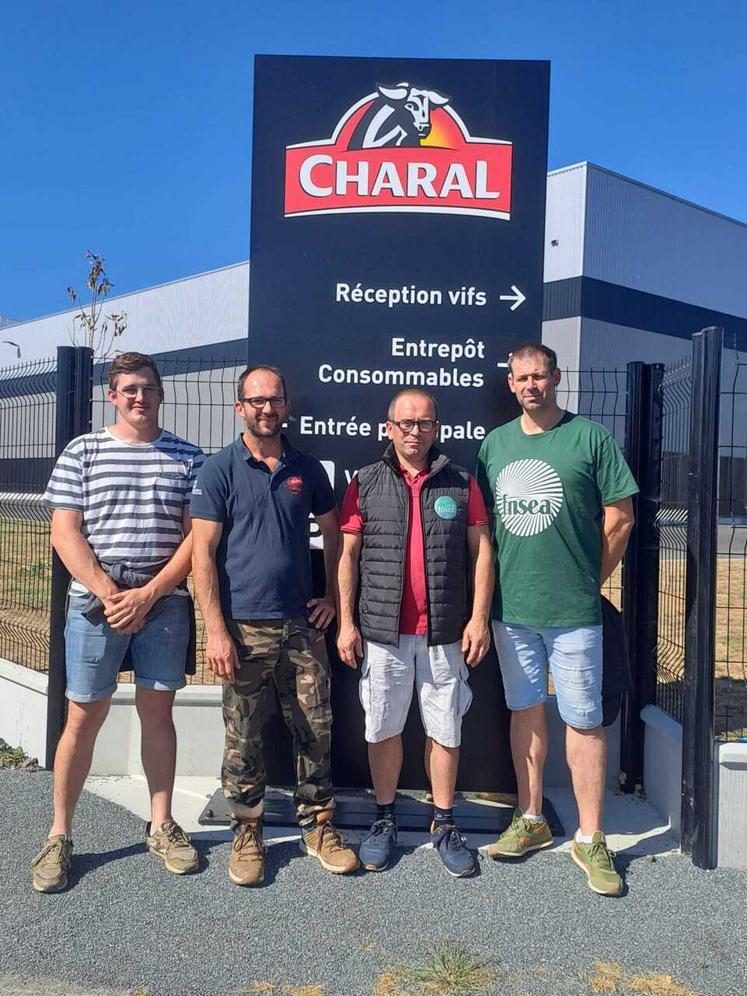 Les Mayennais à Cholet (49), de gauche à droite : Maxime Leclair, Vincent Noël, Vincent Lecot et Fabrice Sinan.
