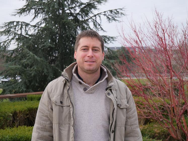 Sylvain Piet, responsable du dossier dégâts de gibier à la FRSEA Pays de la Loire.