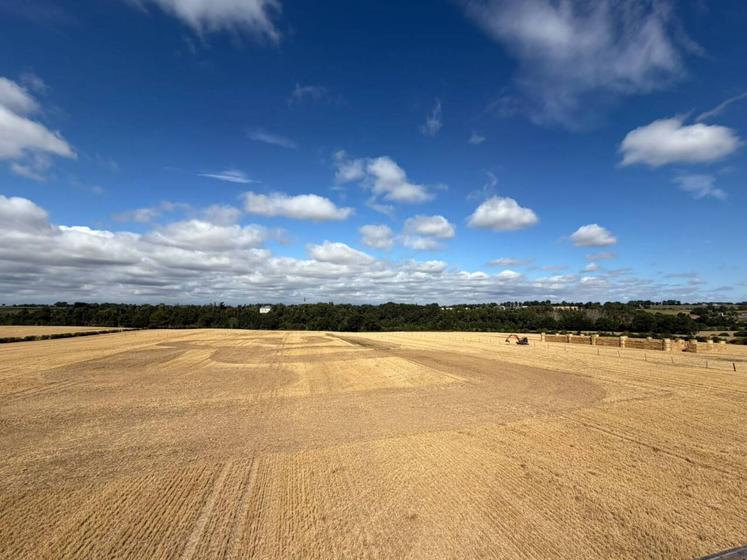 Le circuit pour les manches de tracto cross et moiss'bass cross, avant le travail de terrassement.