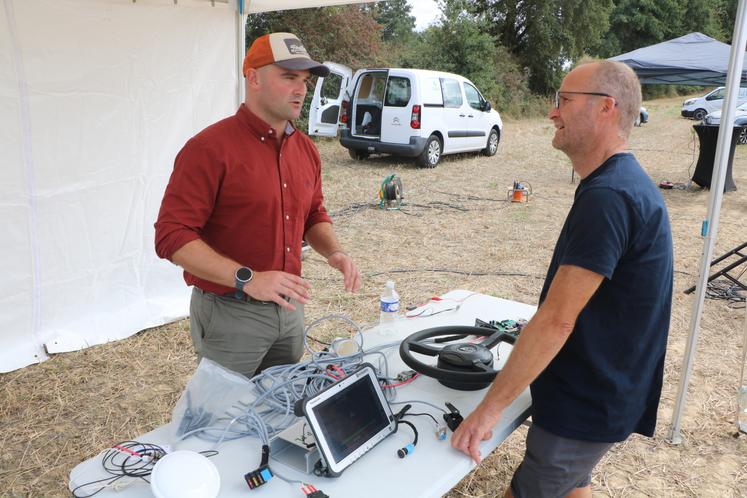 Paul Brillaut, chargé de mission Agriculture de précision à la Chambre, travaille sur les thématiques de géolocalisation.