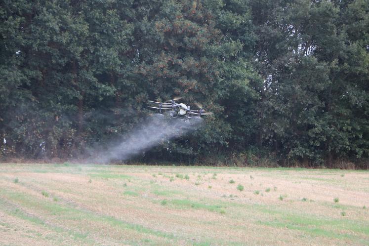 Drone Précision Mayennais a effectué une démonstration.