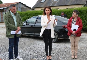 Christelle Morançais à la rencontre des agriculteurs de la Mayenne en 2022
