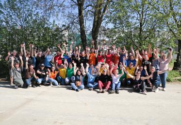 Les participants et encadrants au concours régional des agents de remplacement, à l'Agricampus, mercredi 8 avril.