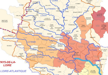 Bassin-versant de l'Oudon.
