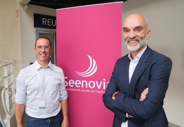 Antoine Lardeux, président, et Éric Lemaître, directeur de Seenovia.