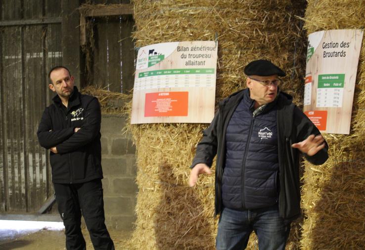 Florent Méliand et Pascal Tafforeau (Nouri'vrai). En bas à droite, l'intérêt de la complémentation a été exposé par Ghislain Boucher (Provimi).