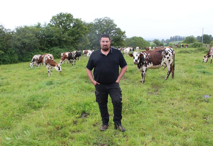 Alexis Roptin, salarié agricole à Villaines-sous-Lucé et vice-président de JA national, en charge de la communication.