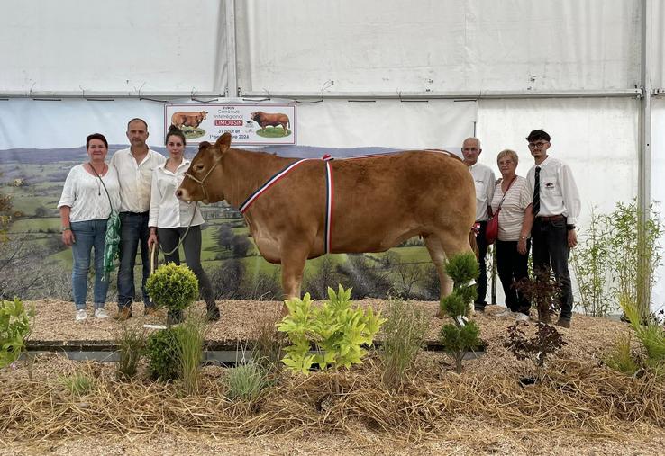 Truffade, de l'EARL Hérisson, a été sacrée meilleur animal de cet inter-régional. Elle devrait concourir au National Limousin à la Souterraine (23), du 13 au 15 septembre prochain.