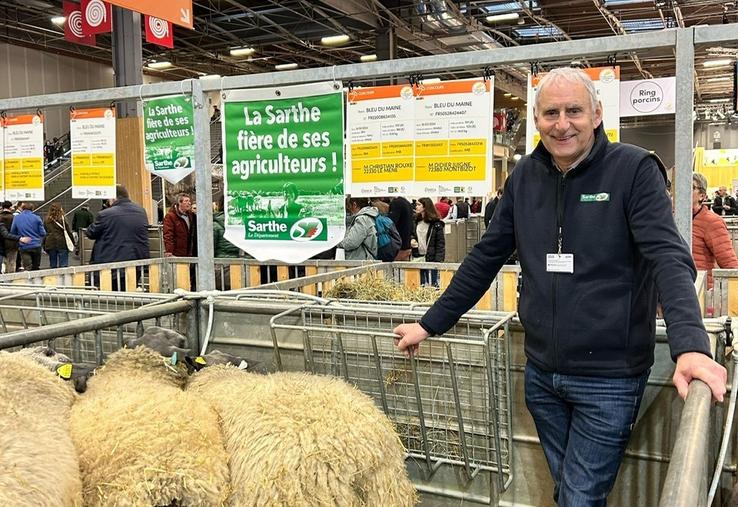 Pour sa 39ème participation au SIA, Didier Juigné a vu 2 béliers de son élevage récompensés, dont 1 né chez lui.