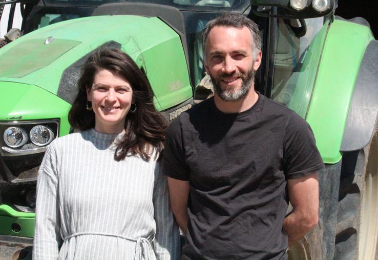 Claudie Martin et Adrien Grudet sont installés à Chaufour-Notre-Dame.