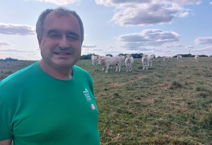 Mickaël Croiseau, président de Boeuf Fermier du Maine