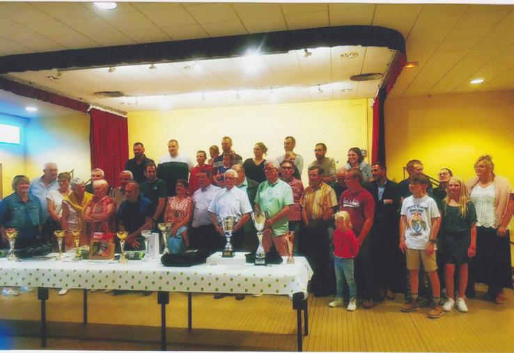 La remise des prix aux éleveurs au dernier comice. 