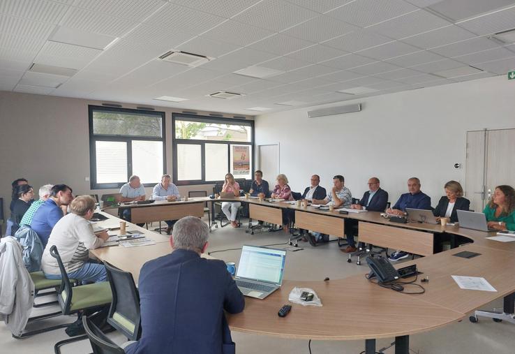 Réunion des membres du Conseil de l'agriculture départemental mardi 2 septembre à la Maison des Agriculteurs au Mans.