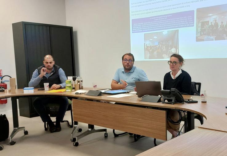 Le Comité départemental de l'installation de la Sarthe s'est réuni le 3 octobre 2025, ici avec Vivien Courdoisy (trésorier) et Maxime Guimbreteau (président).