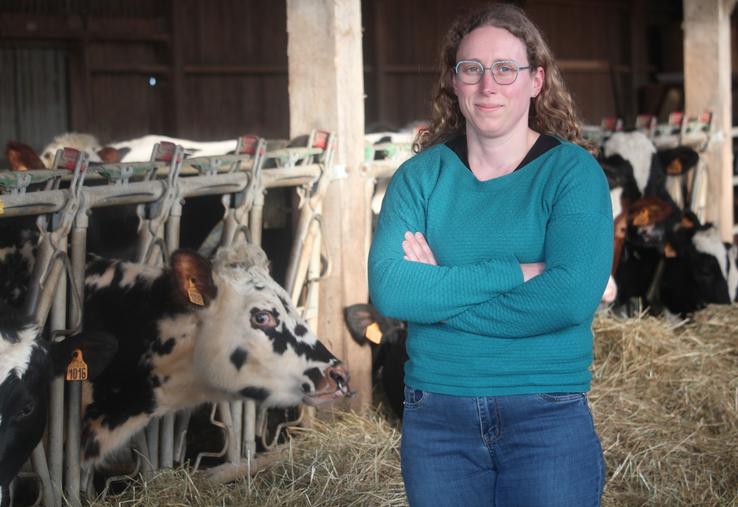 Emilie Vivet est installée à Montaillé.