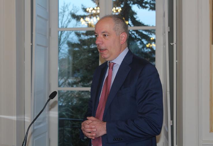 Sébastien Jallet, préfet de la Sarthe, lors des voeux à la presse le 30 janvier.