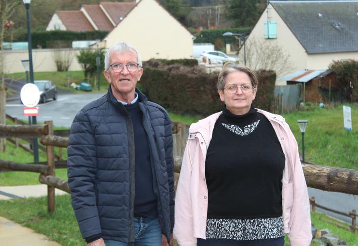 Joël Ciron et une de ses adjointes, Annie Choplin.