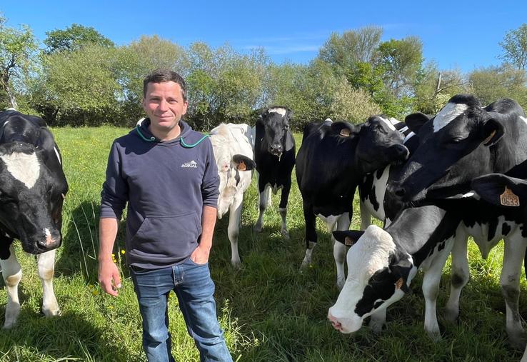 Nicolas Foucault, 33 ans, est installé depuis 2013 à Neuville-sur-Sarthe.