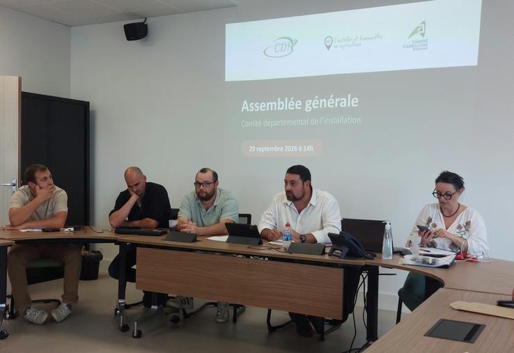L'assemblée générale du CDI était présidée par Alexis Roptin (à droite), ici aux côtés de Damien Rousseau.