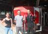 Elya, stagiaire, Alexandre Le Barbier et Vincent Pousse, deux des associés. Le troisième est Philippe Pousse.