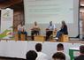 Une table ronde a réuni (de g. à dr.) Yann Lemercier (Crédit Mutuel), Eric Naveau (éleveur représentant la profession), Nicolas Dumesnil (Socopa Gacé) et Virginie Defay (Crédit agricole Anjou Maine).