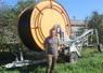 Matthieu Riauté, de Parcé-sur-Sarthe. Un enrouleur coûte environ 40 000 euros et une pompe (avec armoire électrique, tuyau d'aspiration...) environ 30 000 euros.