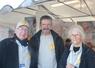Jacques Cantais, Bernard Olszewski et Lydie Grudé, membres de l'Usas 72.