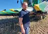 Corentin Lasne, chauffeur de la SAS Martin, a conduit un chantier de battage à Luché-Pringé le 18 septembre.