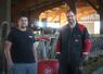 Guillaume et Julien Véron ont investi dans un  robot pousse-fourrage  Lely Juno A5.