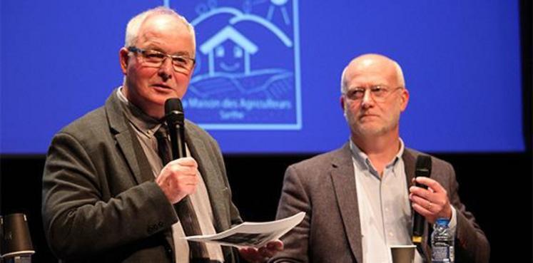 Jean-Marie Lhommeau, président d'AS Cefiga, et Jean-François Beaujean, directeur.