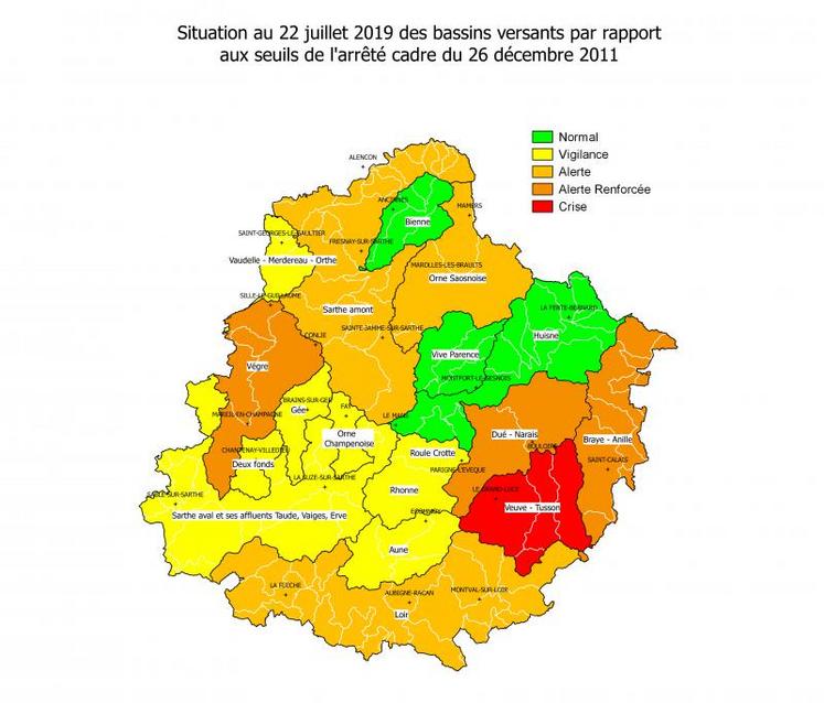 Situation au 22 juillet