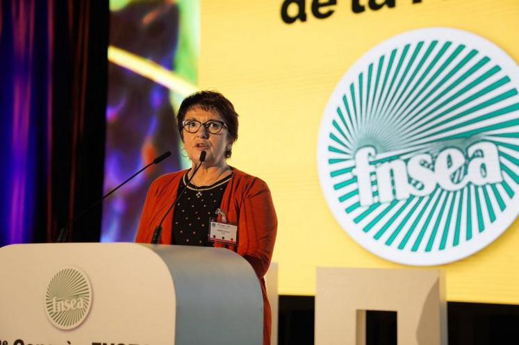 Christiane Lambert, présidente de la FNSEA