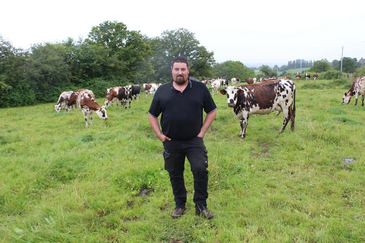 Alexis Roptin, salarié agricole à Villaines-sous-Lucé et vice-président de JA national, en charge de la communication.