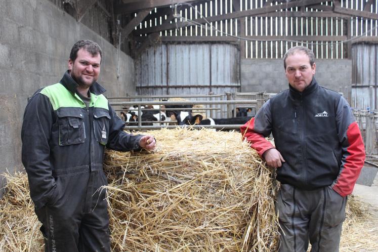 Les frères Leroy ont une exploitation à Pruillé-le-Chétif. En bio depuis 2016, ils sont passés au conventionnel l'année dernière.