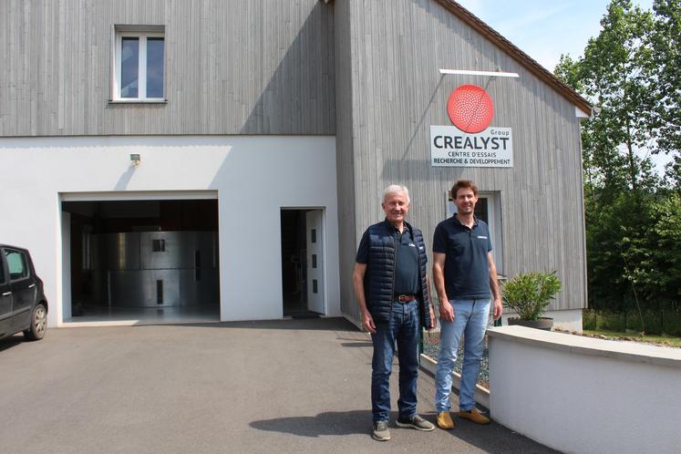 Bernard Poussin, fondateur et président, Guillaume Poussin, directeur de Crealyst.