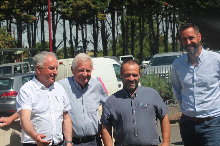 Jean-Paul Weber, Jean-Claude Lemercier laissent leur héritage entre de bonnes mains à Jean-Charles Raison et Mathieu Dagron.