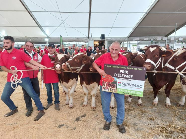 Pierre Cherré remporte le prix d'élevage.