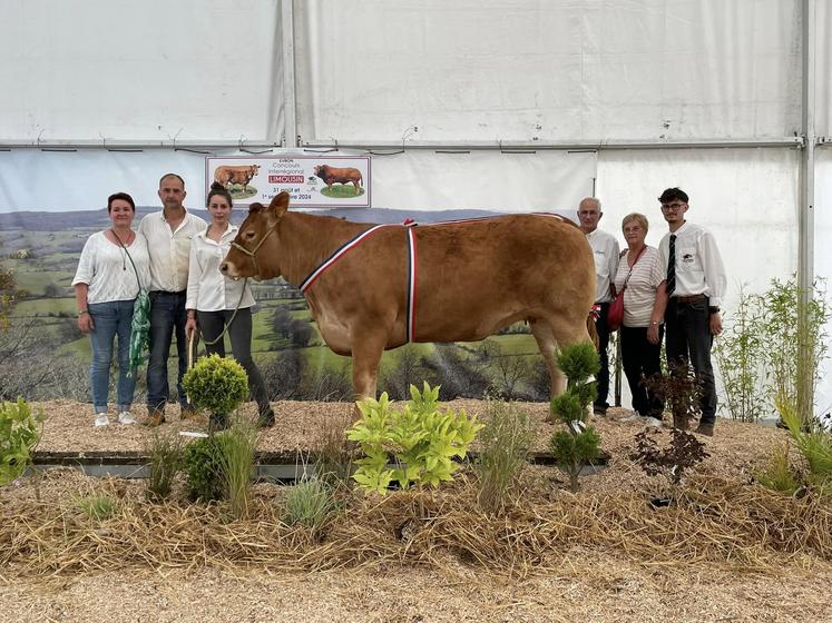 Truffade, de l'EARL Hérisson, a été sacrée meilleur animal de cet inter-régional. Elle devrait concourir au National Limousin à la Souterraine (23), du 13 au 15 septembre prochain.