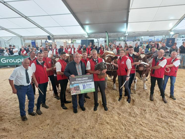 L'équipe de la Sarthe a remporté le challenge interdépartemental devant la Mayenne et le Maine-et-Loire.