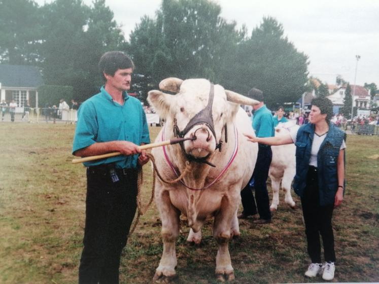 Eric et Françoise lors d'une foire à la fin des années 80.