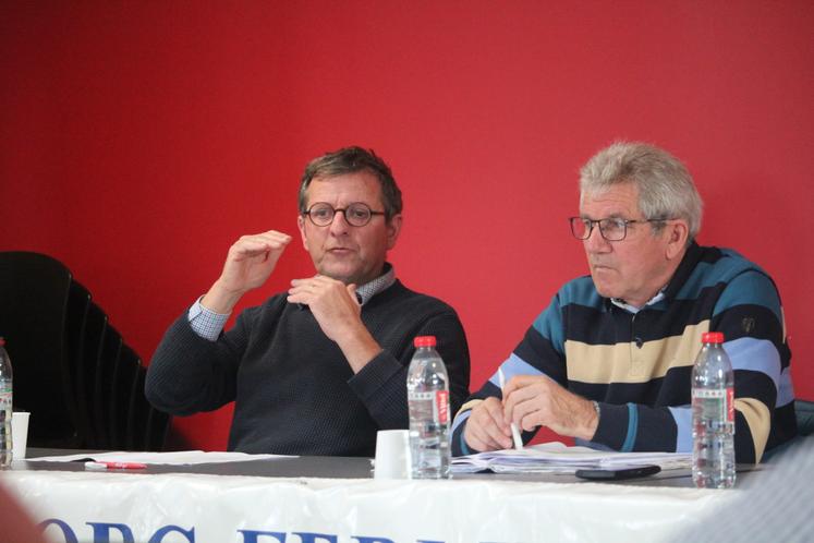 Benoît Ragaigne et Jean-Claude Guilmet, respectivement trésorier et président de LPS.