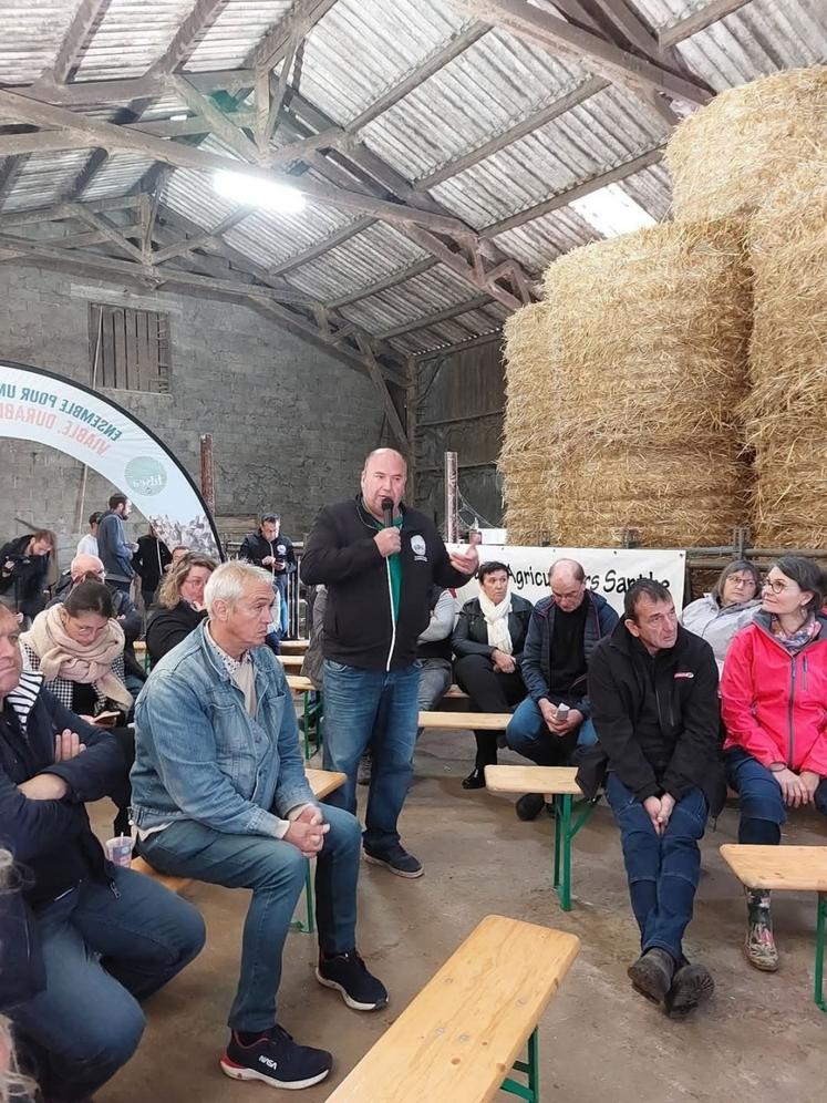 Laurent Ragot, président de la section viande bovine de la FDSEA