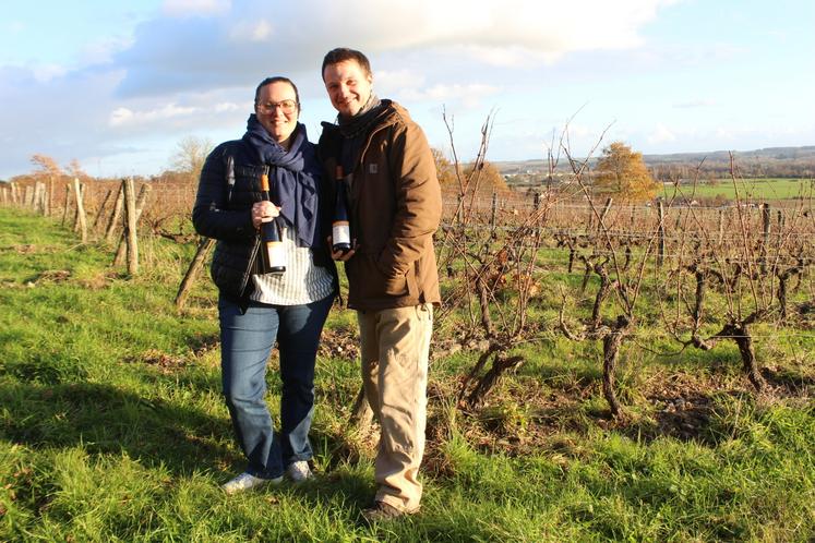 Laure-Anne et Clément Nicolas ont repris le domaine familial de Bellivière.