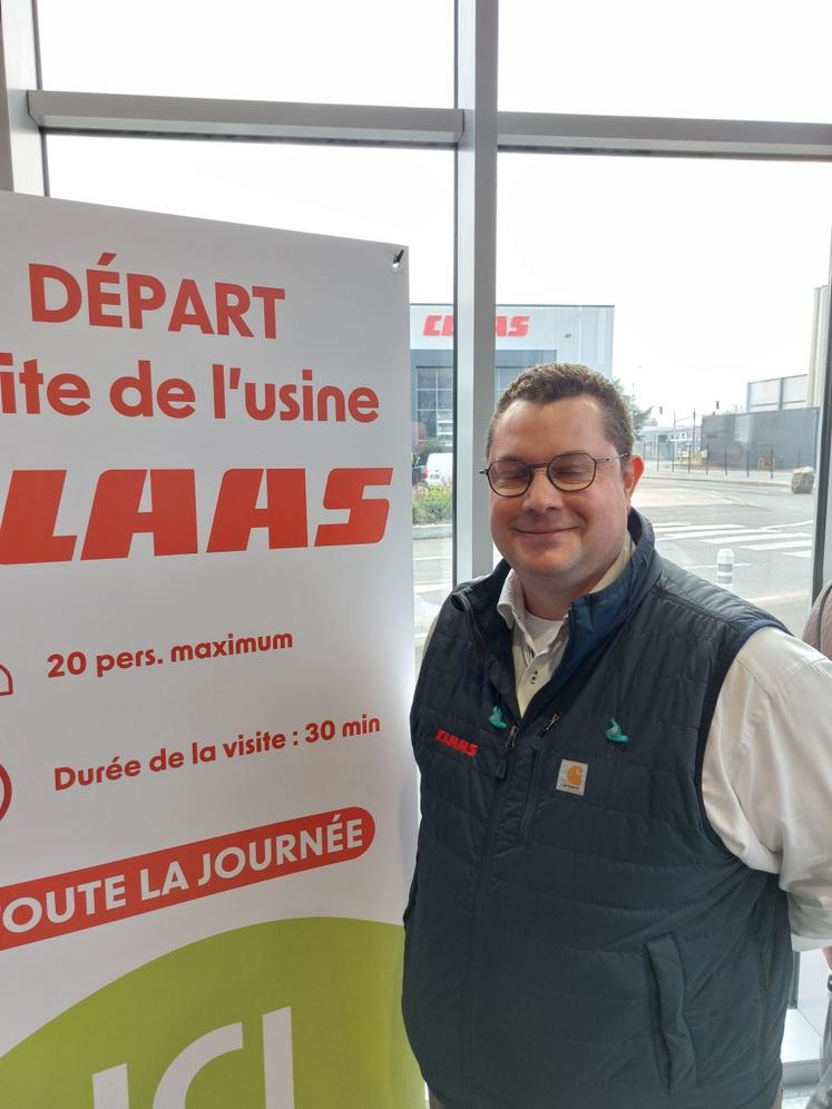 Sébastien Pate, responsable de production usine Claas