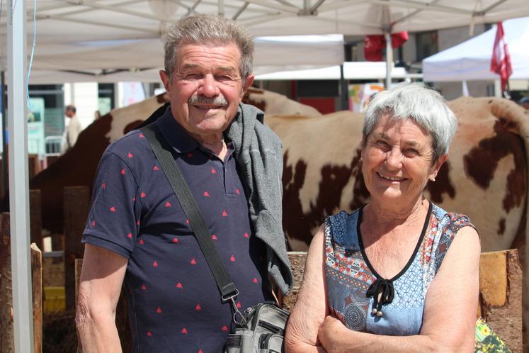 Edouard et Christiane Gaudin, retraités.