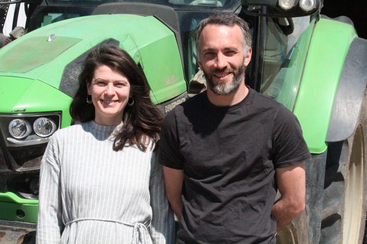 Claudie Martin et Adrien Grudet sont installés à Chaufour-Notre-Dame.
